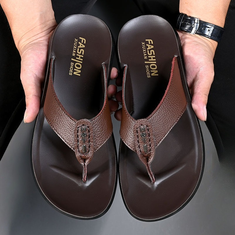 Flip Flop Leather Men - Hot Sale Men's Flip Flops High