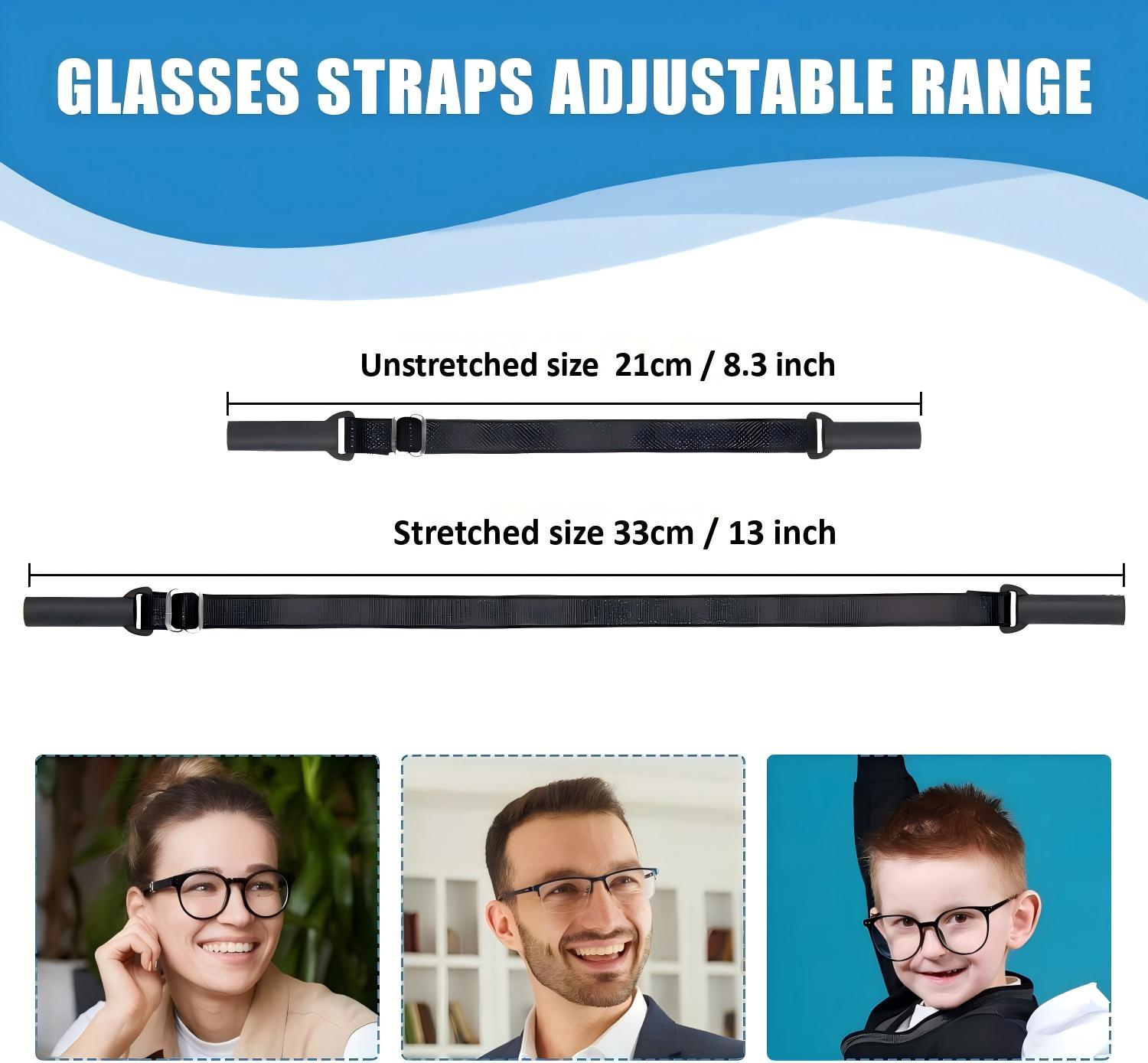 4Pcs Adult Glasses Straps (8.3 - Sunglass Retainer Cord recension och pris
