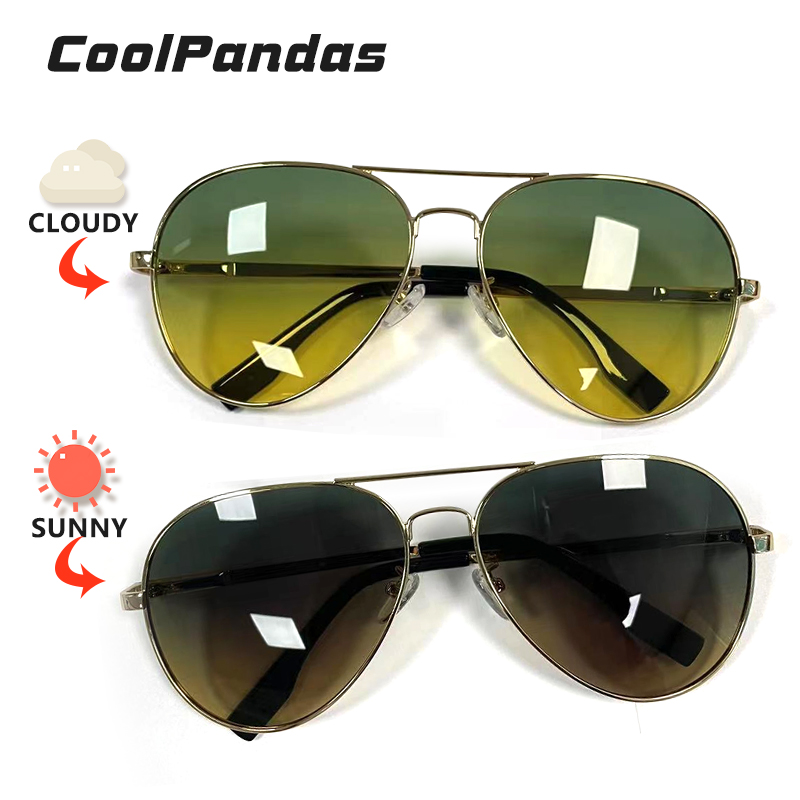 Photochromic Sunglasses Men Po - Sunglasses Aviator Polarized recension och pris