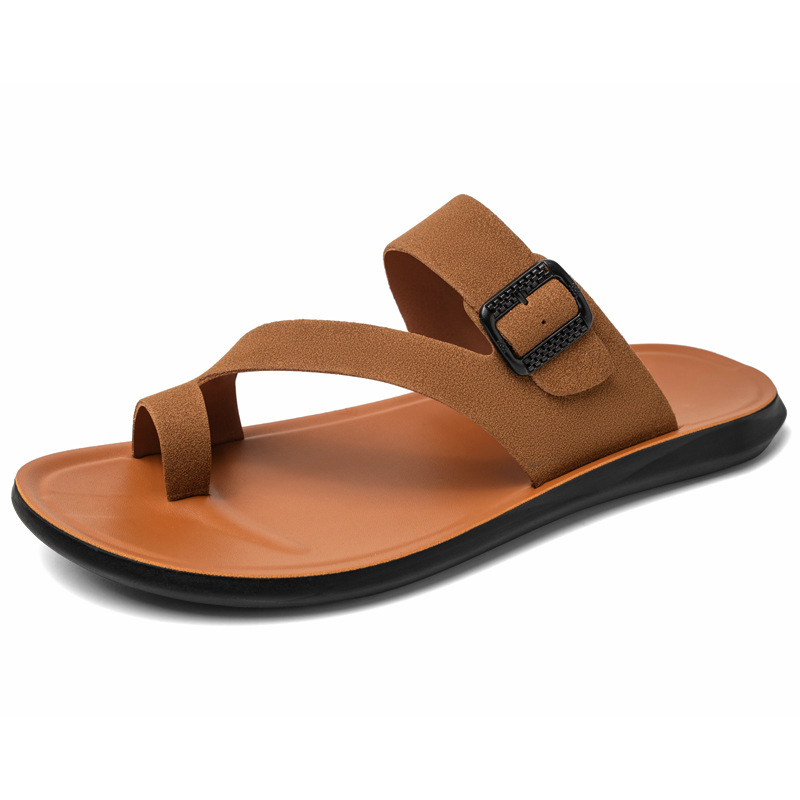2026 New Summer Handmade Leath - Flip Flop Leather Men recension och pris