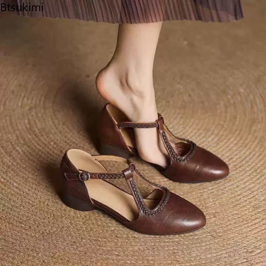New Summer Women's Retro Hollo - Casual Sandal Leather recension och pris