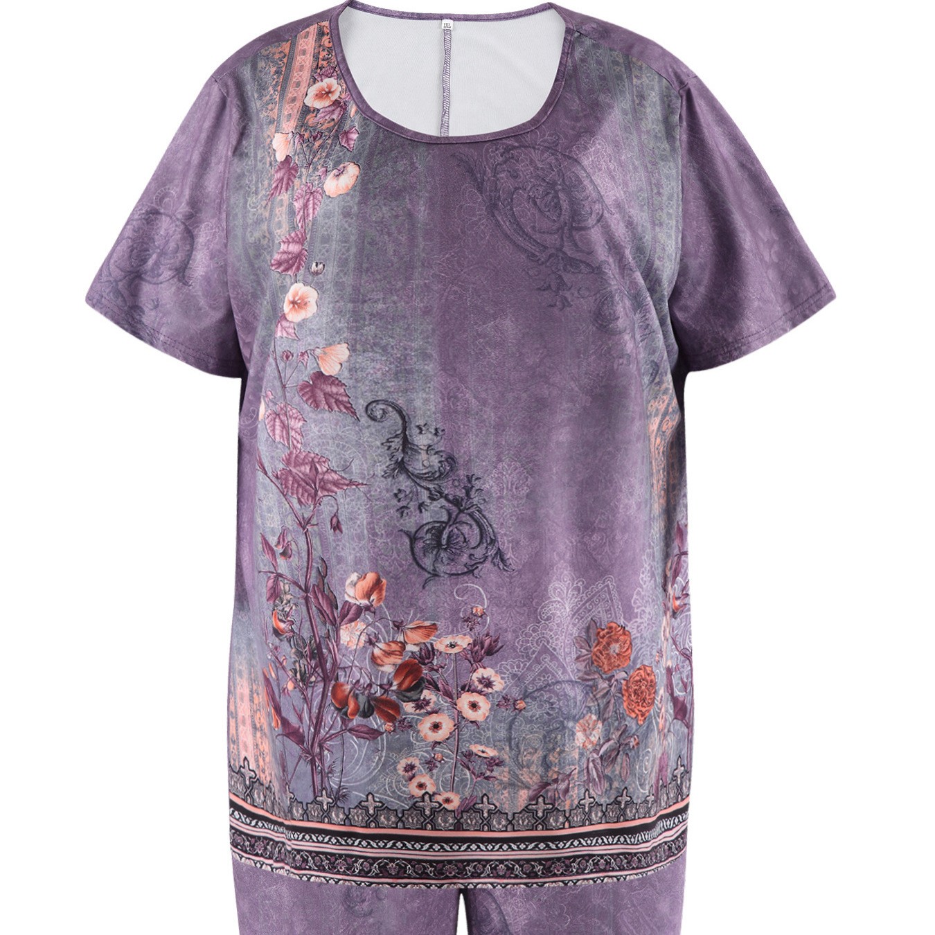 Women's Spring Summer Retro 3D - Tee Graphic Print recension och pris