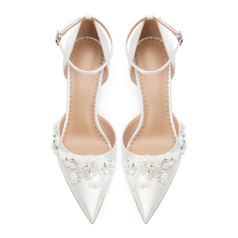 Handmade Pearl High Heels 2026 - Casual Sandal Leather recension och pris