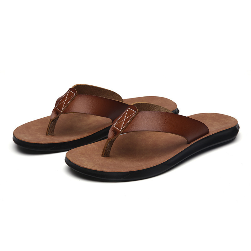 38-47 New Italian Leather Flip - Flip Flop Leather Men recension och pris