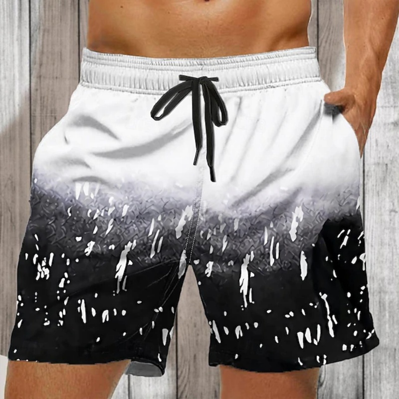 Gradient Colorful Graphic Swim - Trunks Board Surf recension och pris
