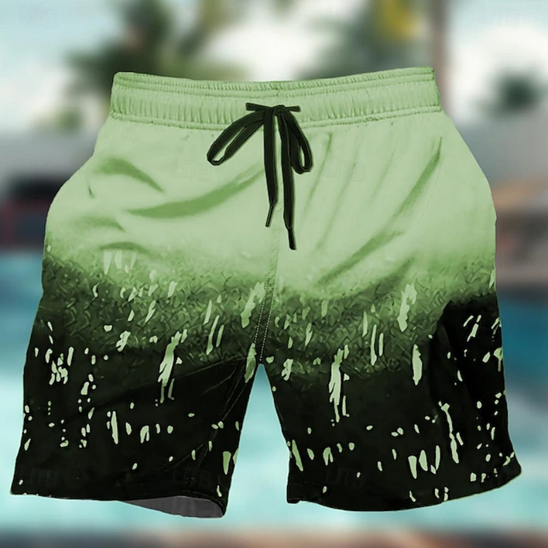 Gradient Colorful Graphic Swim - Trunks Board Surf recension och pris