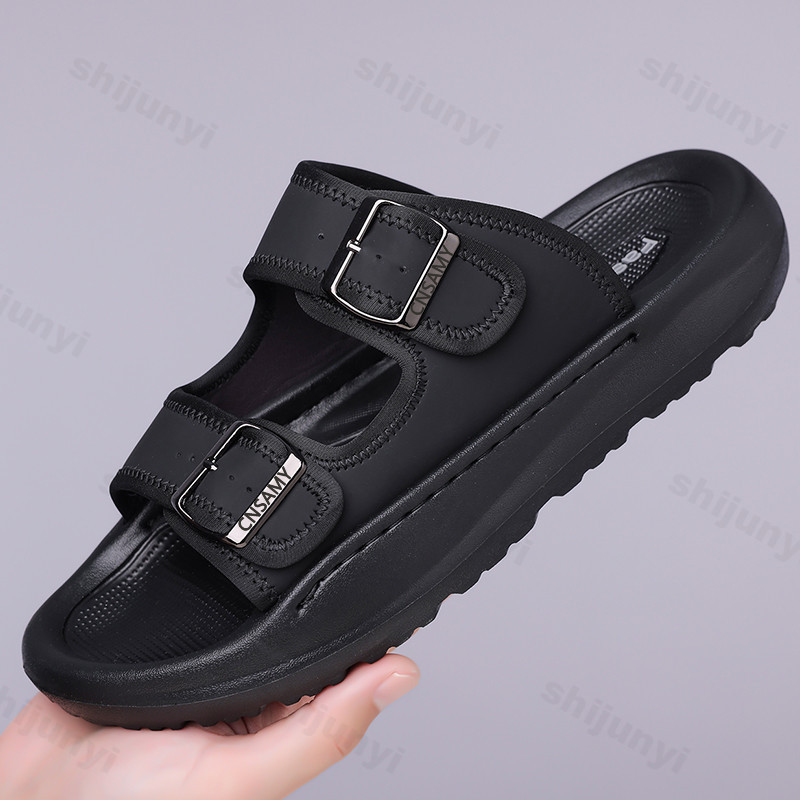 Men's Slippers 2025 Summer Bre - Flip Flop Leather Men recension och pris
