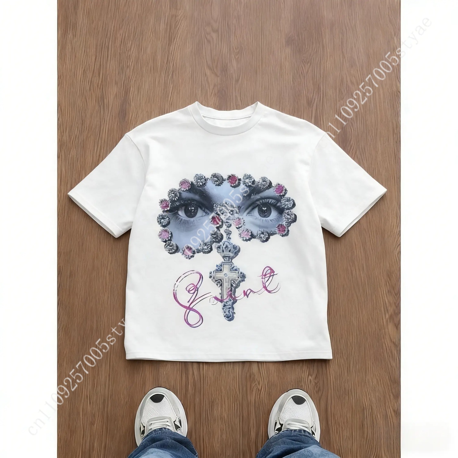 Men's Loose Fit Graphic Print  - Tee Graphic Print recension och pris