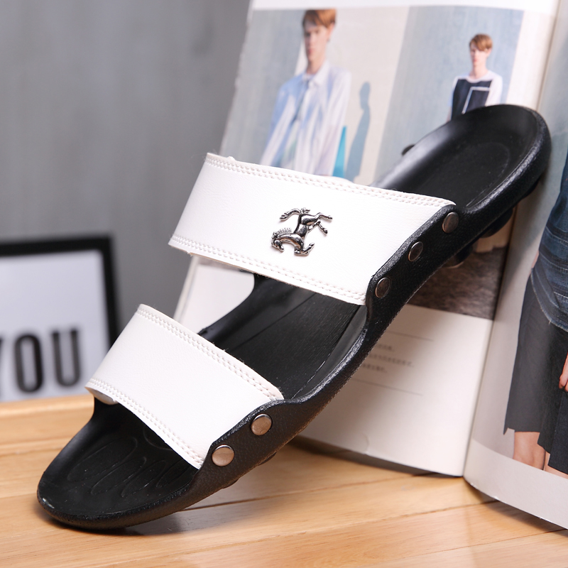 HKDQ Hot Sale Designer Slipper - Flip Flop Leather Men recension och pris