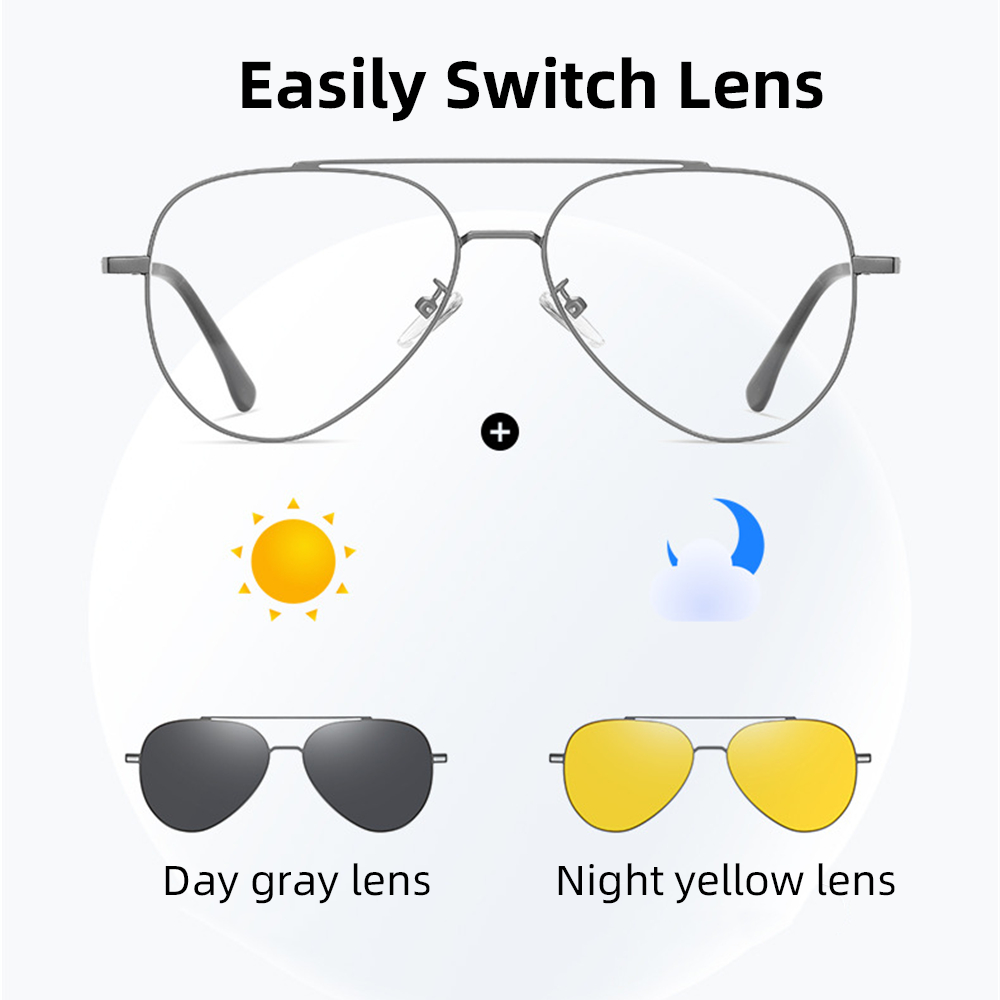 VIVIBEE Aviation Magnetic Pola - Sunglasses Aviator Polarized recension och pris