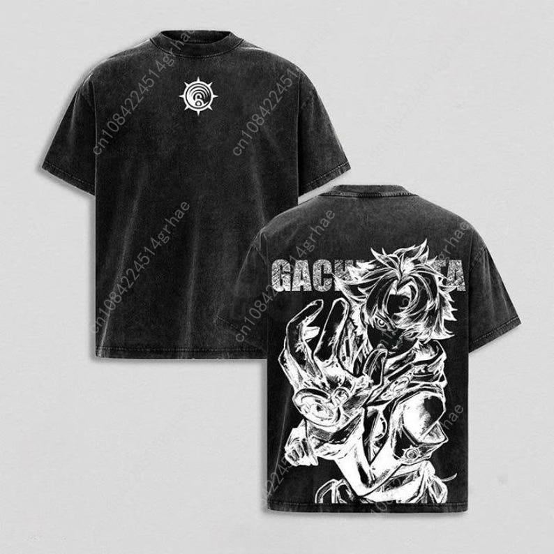 Gachiakuta Vintage Anime Washe - Tee Graphic Print recension och pris