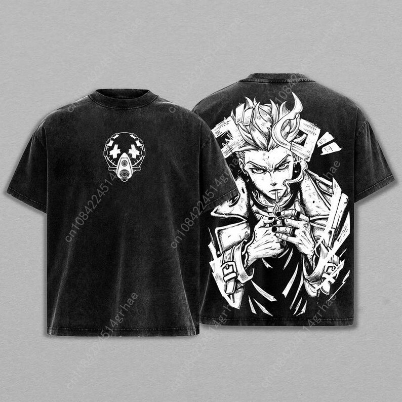 Gachiakuta Vintage Anime Washe - Tee Graphic Print recension och pris