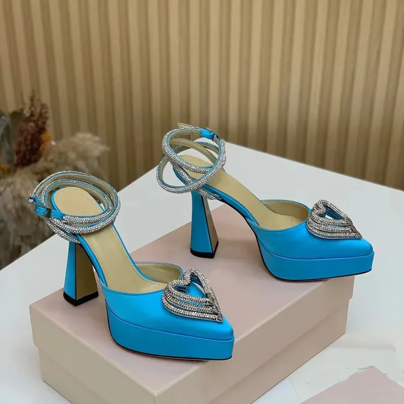 Platform Crystal Love Decorati - Casual Sandal Leather recension och pris