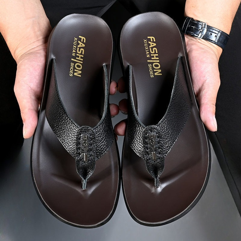 Hot Sale Men's Flip Flops High - Flip Flop Leather Men recension och pris