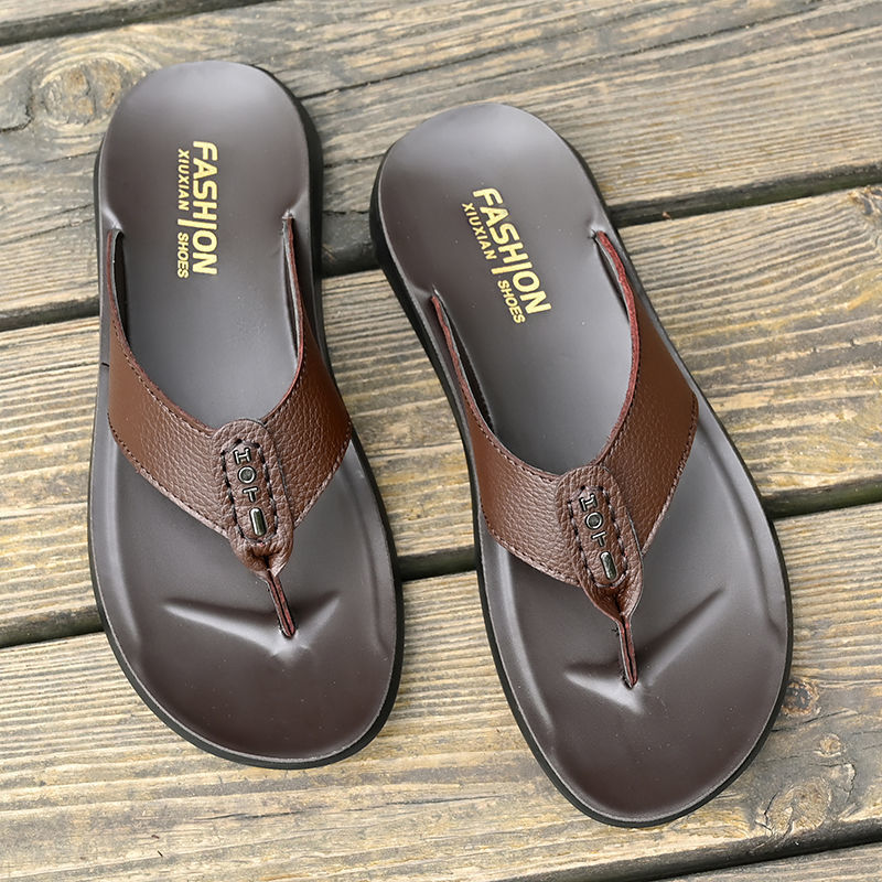 Hot Sale Men's Flip Flops High - Flip Flop Leather Men recension och pris