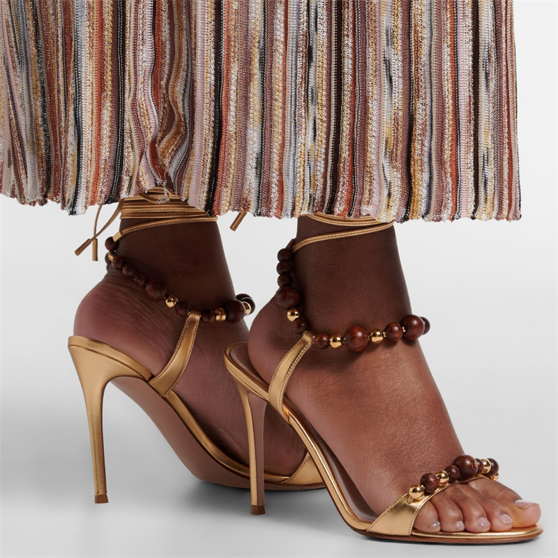 Retro Luxury Brown Leather San - Casual Sandal Leather recension och pris